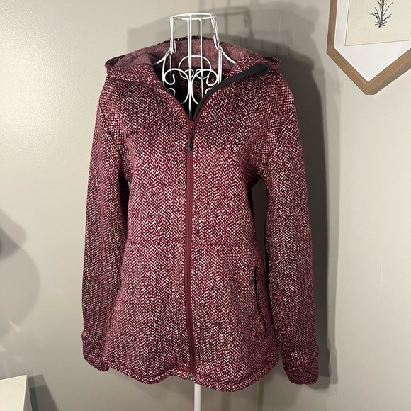 Mammut Kachemak Full Zip Hooded Fleece Jacket 1010-21520 Women's L Pink/Red - Picture 1 of 6